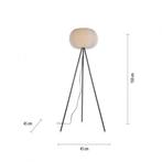 Paul Neuhaus - Staande lamp - PN Floor - wit & zwart -