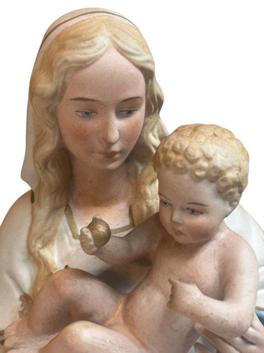 Wilhelm Rittirsch - Beeld - Madonna met Kind - 38 cm -, Antiquités & Art, Antiquités | Livres & Manuscrits