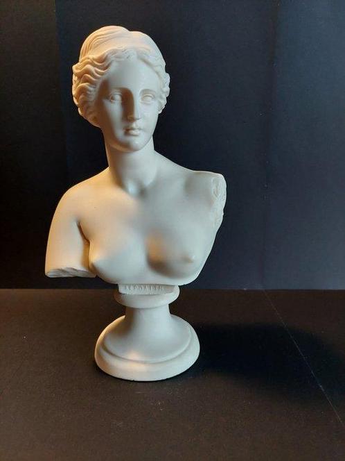 Buste, beeld Aphrodite - 23 cm - Albast, Antiek en Kunst, Curiosa en Brocante