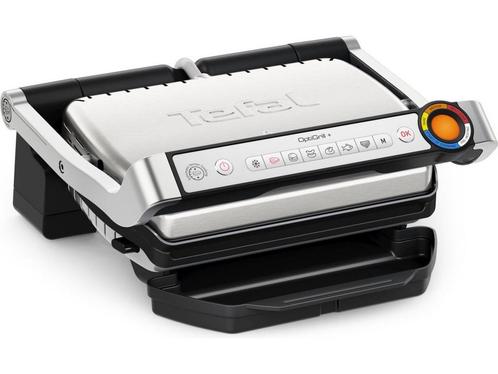 Tefal OptiGrill+ GC717D - Contactgrill - 2000W - RVS, Huis en Inrichting, Woonaccessoires | Overige, Zo goed als nieuw, Verzenden