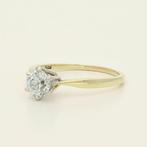 Ring - 14 karaat Geel goud, Witgoud - 0.64ct. tw. Diamant, Nieuw