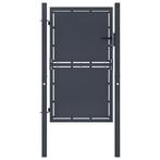 vidaXL Poort 100x150 cm staal antraciet, Tuin en Terras, Verzenden, Nieuw