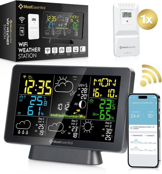 Tweedekans | MostEssential Weerstation Wifi Edition -, Audio, Tv en Foto, Weerstations en Barometers, Ophalen of Verzenden