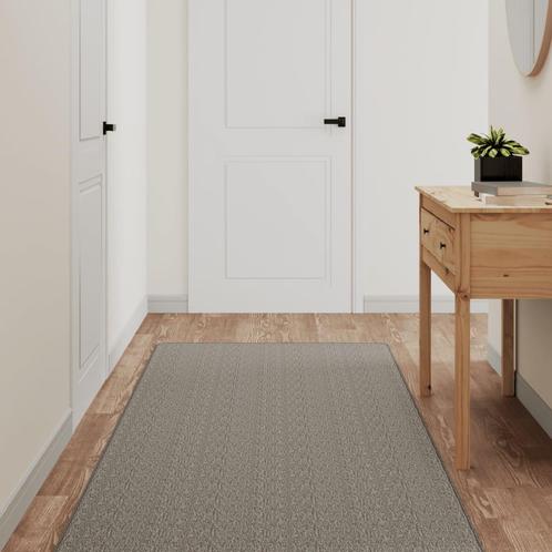 vidaXL Tapijtloper 80x150 cm sisal-look zilverkleurig, Maison & Meubles, Ameublement | Tapis & Moquettes, Envoi