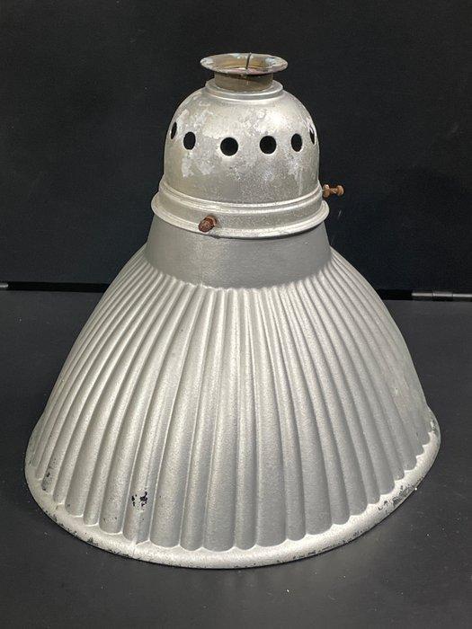 Plafondlamp met lampenkap - Glas, Metaal, Antiquités & Art, Antiquités | Assiettes décoratives & Carrelages