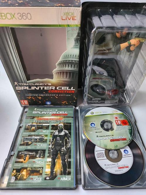Tom Clancys Splinter Cell Conviction Limited Collectors, Games en Spelcomputers, Games | Xbox 360, Zo goed als nieuw, Ophalen of Verzenden