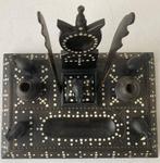 Ebbenhouten bureauaccessoire - Sri Lanka - Begin 20e eeuw, Antiek en Kunst