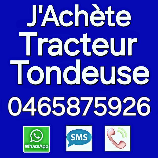 JE RACHÈTE TRACTEUR TONDEUSE - ACHAT CASH TOUTE LA BELGIQUE, Tuin en Terras, Zitmaaiers