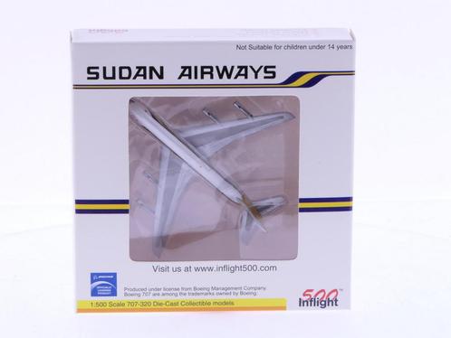 Schaal 1:500 Inflight 500 355 4035 Sudan Airways Boeing 7..., Hobby en Vrije tijd, Modelbouw | Vliegtuigen en Helikopters, Gebruikt