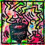 Mikko (1982) - Haring People On Campbells Soup - XL, Antiek en Kunst, Kunst | Schilderijen | Modern