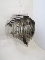 Space age suspension lamp - Plafondlamp - Staal, Antiquités & Art, Antiquités | Éclairage