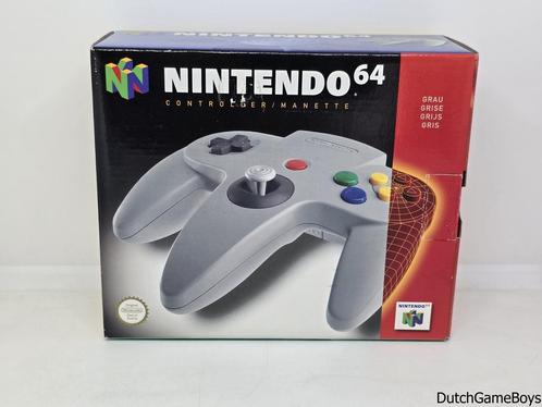 Nintendo 64 / N64 - Controller - Grey - Boxed - EUR, Games en Spelcomputers, Spelcomputers | Nintendo 64, Gebruikt, Verzenden