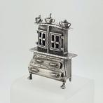 Miniatuur figuur - Miniatuur Kabinetkast voor Poppenhuis -