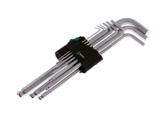 Wera 9-Delige Inbussleutelset 1,5 Tot 10mm Lang Met, Bricolage & Construction, Outillage | Outillage à main, Envoi