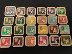 1980 - Een grote collectie vintage Olympische knopen (24, Verzamelen, Overige Verzamelen, Nieuw