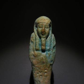 Oud-Egyptisch Shabti. 11,3 cm H. Late Periode, 664 - 332