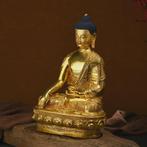 Grote Boeddhabeeld, verfijde Gautama Boeddha. - Messing -