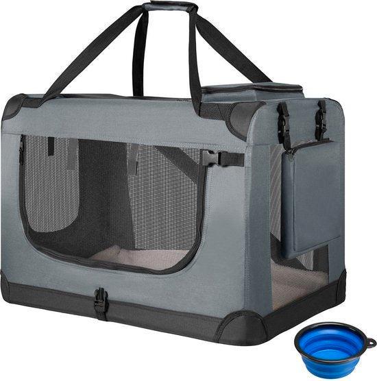 2dekans | Vouwbare Hondentransportbox / Bench Lassie XL -, Animaux & Accessoires, Accessoires pour chiens, Enlèvement ou Envoi