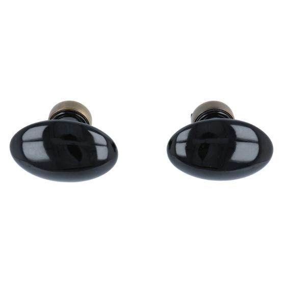 Set ovale deurklinken, Doe-het-zelf en Bouw, Hang- en Sluitwerk, Klink of Kruk, Nieuw, Overige materialen