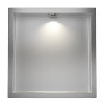 Inbouwnis Wiesbaden Demis 30x30x7cm Met Led RVS, Doe-het-zelf en Bouw, Ophalen of Verzenden, Nieuw, Bad