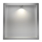 Inbouwnis Wiesbaden Demis 30x30x7cm Met Led RVS, Ophalen of Verzenden, Bad