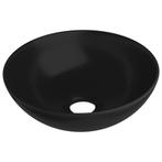 Matzwarte Wastafel Keramiek | Tweede Kansje | Badkamer Up..., Huis en Inrichting, Minder dan 50 cm, Verzenden, Nieuw, Minder dan 100 cm