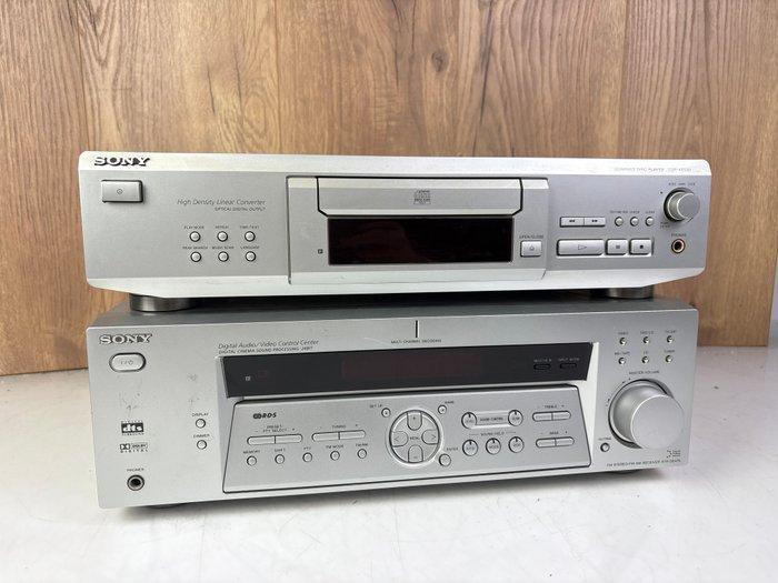 Sony - STR-DE475 ontvanger - CDP-XE530 cd-speler Stereoset, Audio, Tv en Foto, Radio's