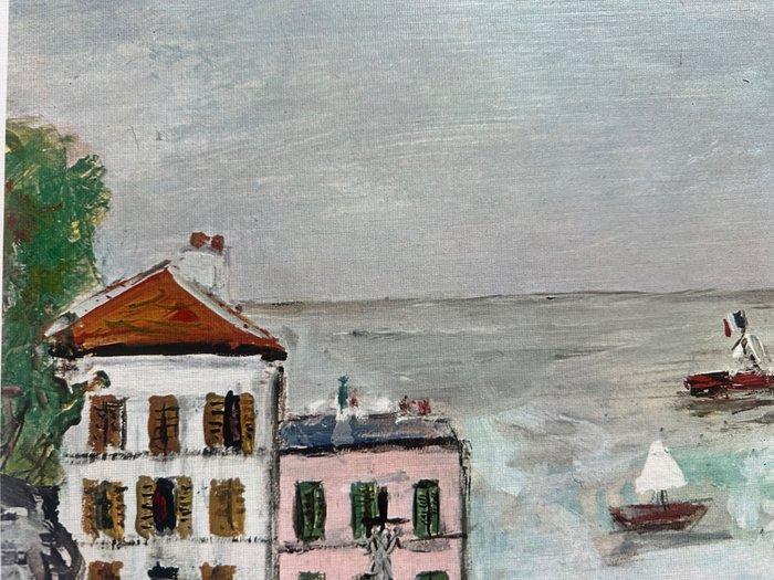 Maurice Utrillo (1883-1955) - Les deux maisons sur la rive, Antiek en Kunst, Antiek | Overige Antiek