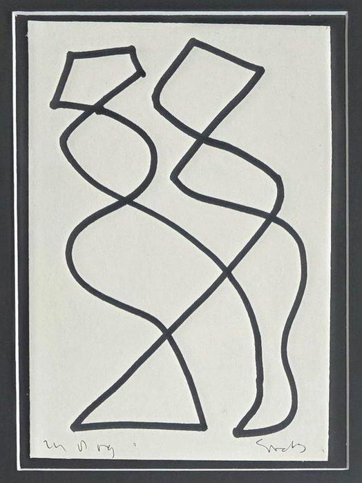 Siep Van Den Berg (1913-1998) - One line drawing Tango, Antiquités & Art, Art | Objets design