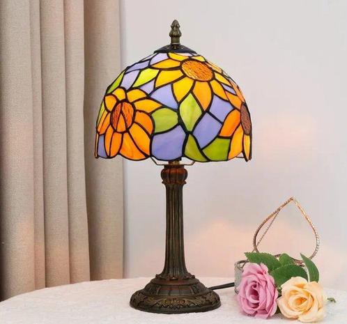 Tafellamp - Glas, Legering - Tiffany-stijl, Antiek en Kunst, Kunst | Designobjecten