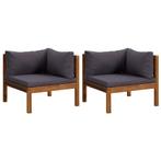 Acacia Hoekbank Set - Tweede Kansje - Tuinmeubelen OP=OP, Verzenden, Minder dan 75 cm, Hoekbank, Nieuw