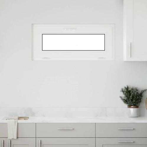 vidaXL Kelderraam RISOR 90x40 cm Kantelbaar 3-voudig glas, Doe-het-zelf en Bouw, Raamkozijnen en Schuifdeuren, Nieuw, Verzenden