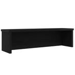 vidaXL Keukenrek stapelbaar 50x15x16 cm bewerkt hout zwart, Verzenden, Nieuw