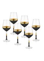 Set van 6 wijnglazen Elegance | Hermia, Verzamelen, Glas en Drinkglazen, Nieuw, Verzenden