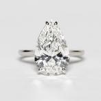 Zonder minimumprijs - Verlovingsring - 14 karaat Witgoud -