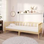 vidaXL Slaapbank met matras massief grenenhout 90x200 cm, Huis en Inrichting, Slaapkamer | Bedden, Verzenden, Nieuw