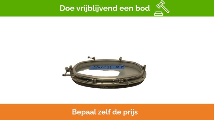 Bieden: Tempeste stainless steel oval opening porthole, Sports nautiques & Bateaux, Accessoires navigation, Enlèvement ou Envoi