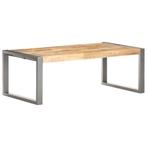 vidaXL Salontafel 110x60x40 cm ruw mangohout, Verzenden, Nieuw
