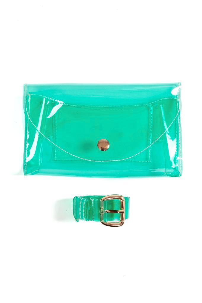 Klein Groen Transparant Heuptasje Riem Heuptas Pvc Fanny Pac, Handtassen en Accessoires, Tassen | Damestassen, Overige kleuren