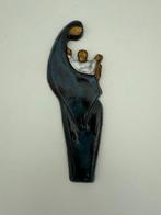 Françoise Henry - Beeldje, Maria met Jezus - 21 cm - Klei
