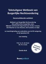 Tekstuitgaven  -   Tekstuitgave Wetboek van Burgerlijke, Dineke de Groot, Pauline Ernste, Zo goed als nieuw, Verzenden