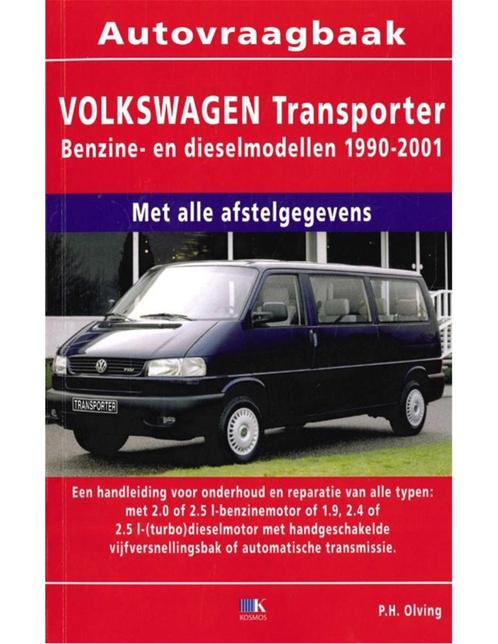 1990 - 2001 VOLKSWAGEN TRANSPORTER T4 BENZINE DIESEL VRAAG.., Auto diversen, Handleidingen en Instructieboekjes, Ophalen of Verzenden