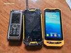 3 diverse werf smartphones en gsm Waaronder Nokia., Télécoms, Télécommunications Autre, Ophalen