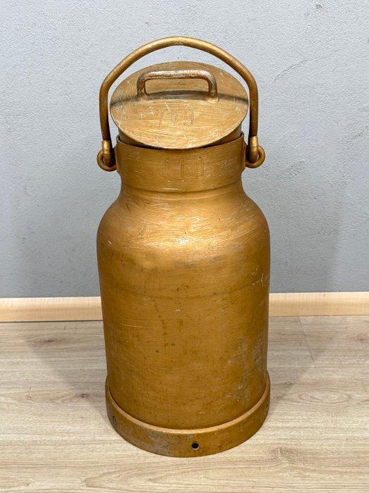 melkbus met fabrieksstempel - Melkkan - Aluminium - melkbus, Antiek en Kunst, Curiosa en Brocante