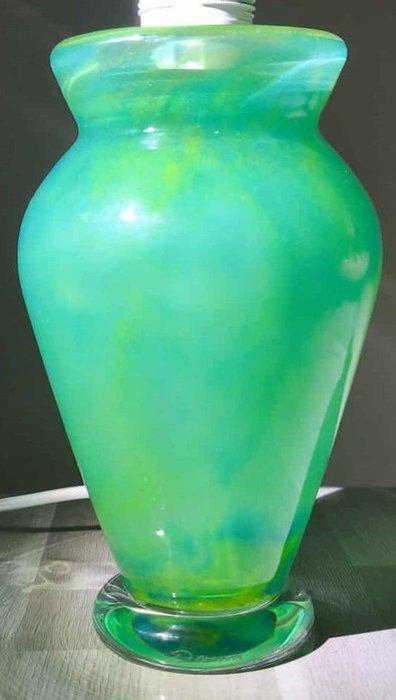 Daum France - Tafellamp - Ondertekend - Groen marmerachtig, Antiquités & Art, Antiquités | Éclairage