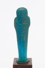 Oud-Egyptisch Faience Ushebti. Late Periode, 664 - 332