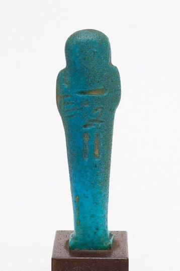 Oud-Egyptisch Faience Ushebti. Late Periode, 664 - 332
