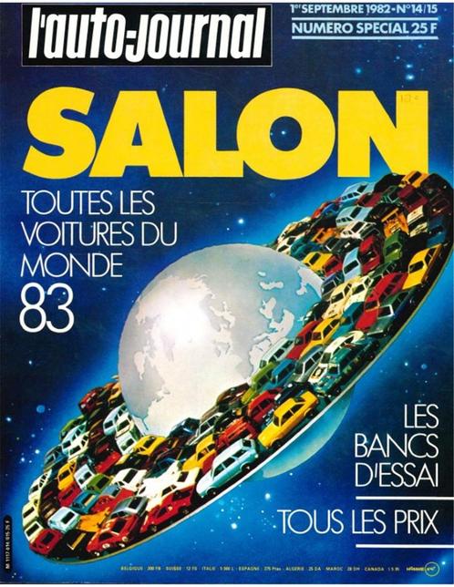1982 L'E AUTO JOURNAL (SALON EDITIE) JAARBOEK 14/15 FRANS, Boeken, Auto's | Folders en Tijdschriften, Ophalen of Verzenden