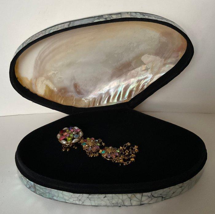 Sieradendoos - Schelp, Antiek en Kunst, Curiosa en Brocante