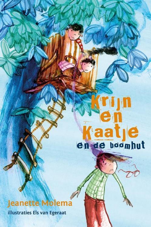 Krijn en Kaatje 1 -   Krijn en Kaatje en de boomhut, Boeken, Kinderboeken | Jeugd | onder 10 jaar, Gelezen, Verzenden
